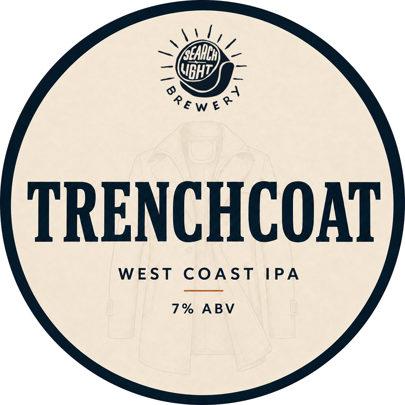 Trench Coat West Coast IPA beer