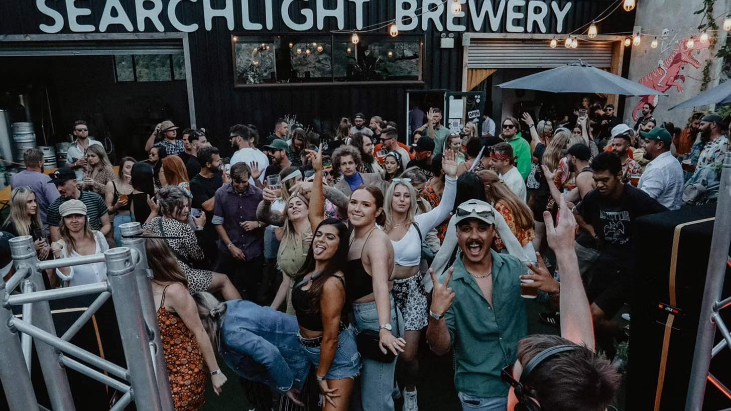 Live event at Searchlight Brewery Queenstown
